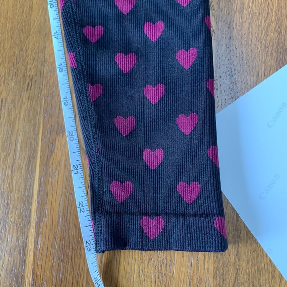 SPIRITUAL GANGSTER Womens Heart Leggings XS S Purple Loveheart Sculpt Legging - Picture 7 of 8